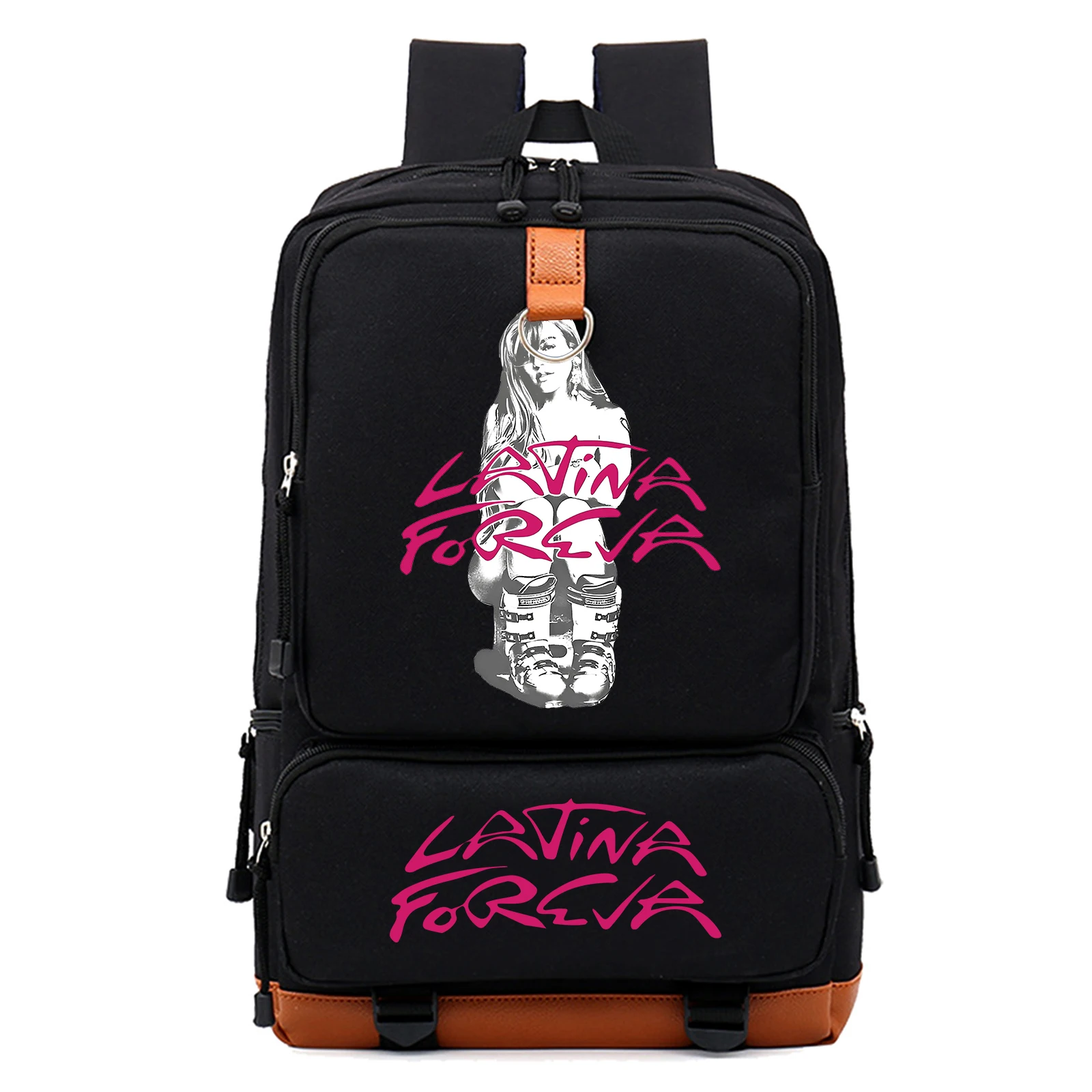 Karol G New Ablum TROPICOQUETA 2025 Backpack Large-capacity Bookbag High-quality Anime Student Figure Schoolbag Gift