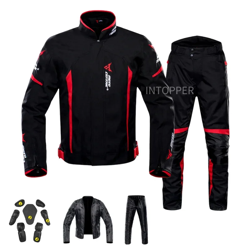 

Men's Waterproof Motorcycle Clothing Motorcycle Jacket Pants Reflective Racing Jacket Biker Motorbike Motocross Moto Jacket