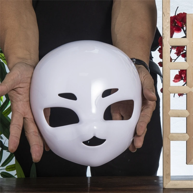 Anime Base Head Skull Mask Cosplay Fursuit Head Animal Cats Plastic Mask Halloween Carnivals Party Costume Props image 2