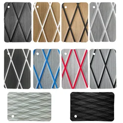 1set EVA Foam Teak Decking Sheet Sample for Yacht deck Carpet Flooring mat Non-slip self-adhesive Ship Deck Boat Accessories