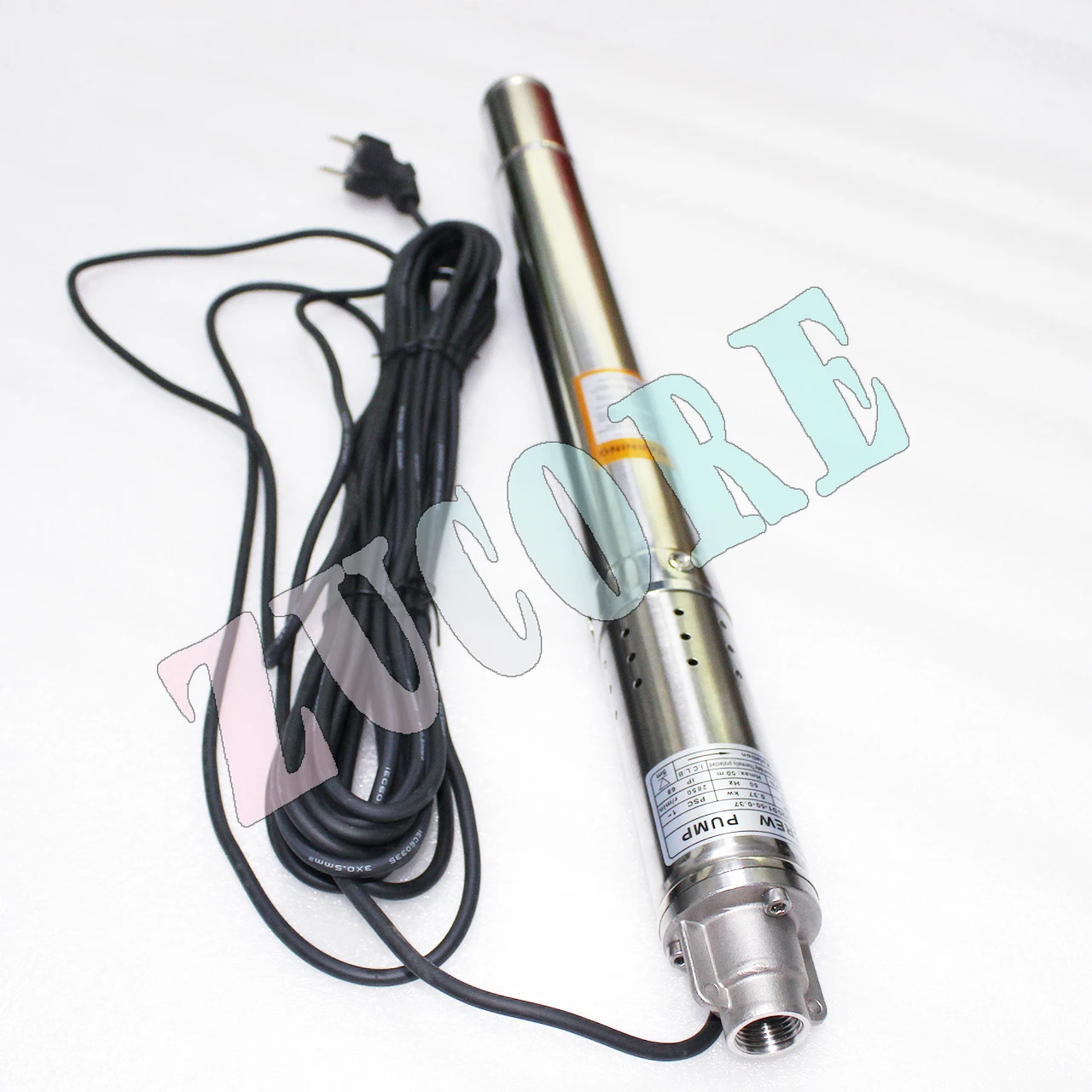 بئر غاطس بقطر 50 مم مع مضخة مياه غاطسة بجسم من الفولاذ المقاوم للصدأ 304 بئر عميق 1000 لتر/ساعة 2 بوصة