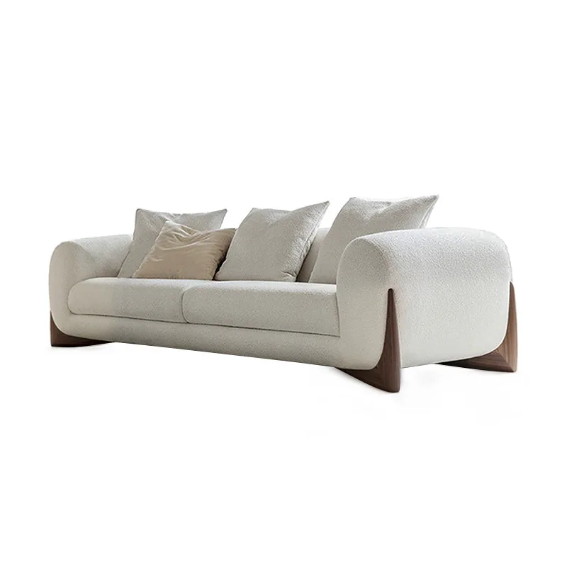 

# Nordic Simple Fabric Modern Sofa Set Furniture Natural Cream Style Living Room Sofa Furniture Set