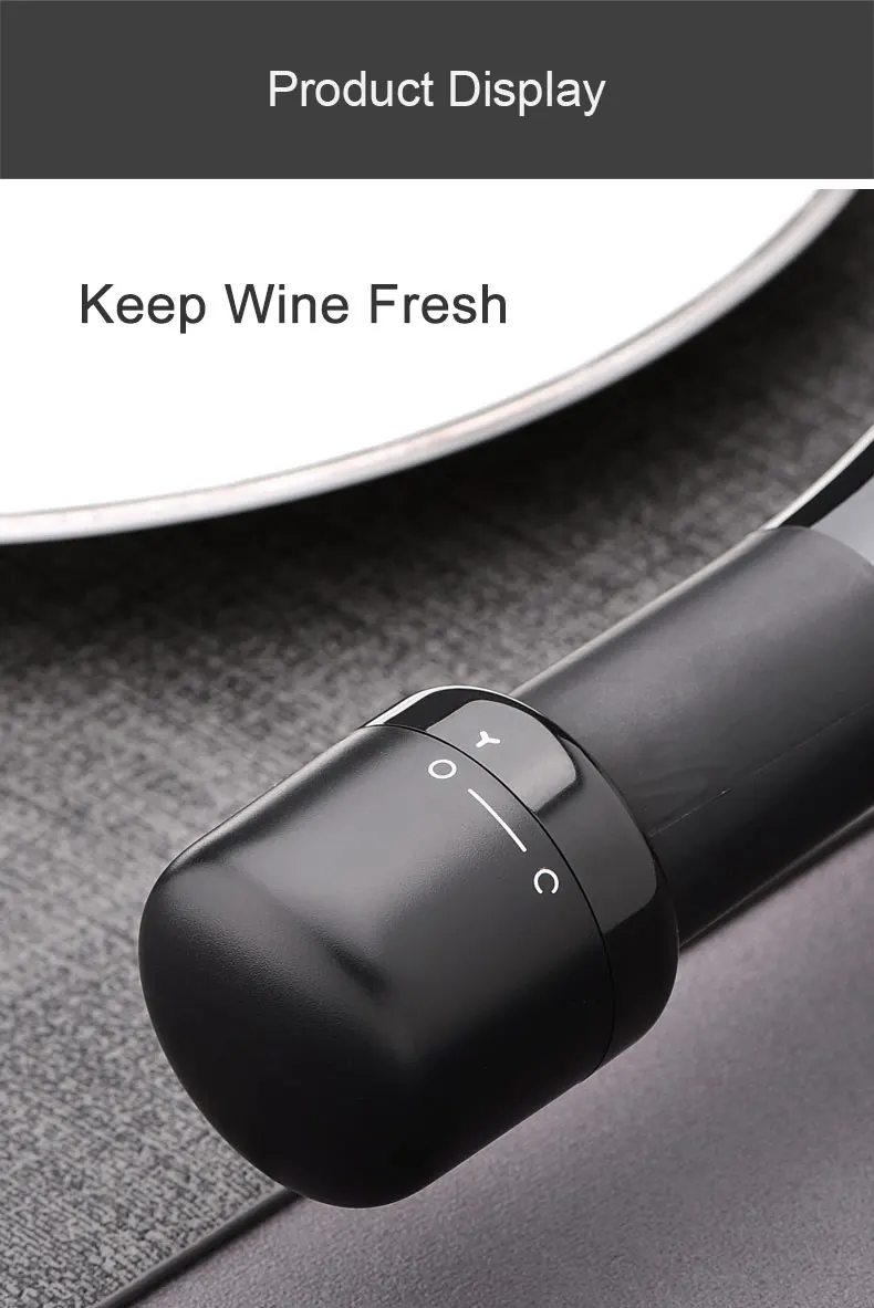 1/2Pcs Vakuum Rotwein Flasche Kappe Stopper Silikon Versiegelt Champagner Flasche Stopper Wiederverwendbare Behalten Frische Wein stecker Bar Werkzeuge – Detail 3