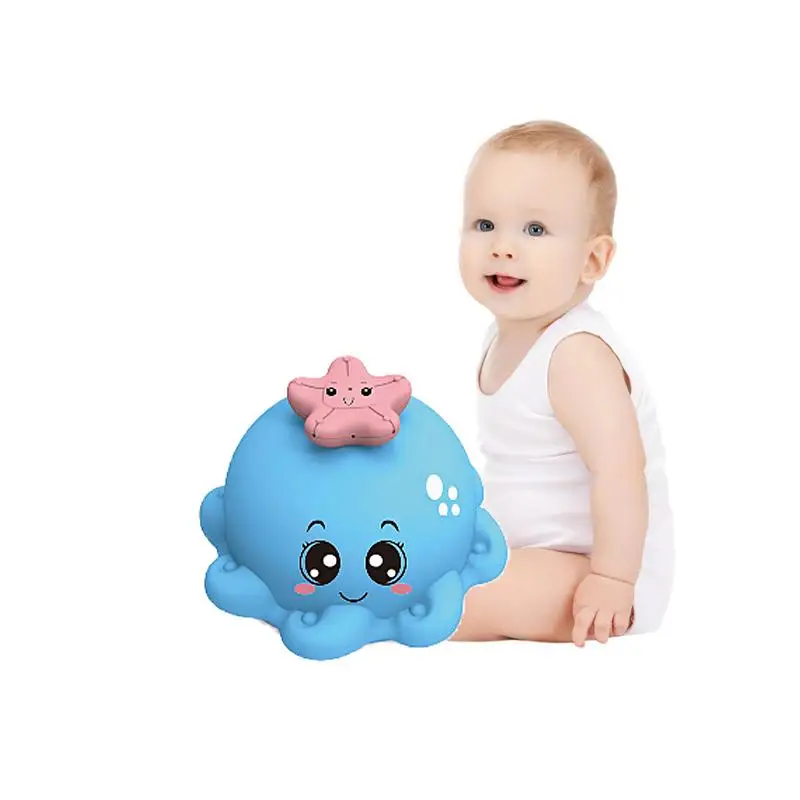 

Babies Bathtub Toy Child Bathtub Toys With Spray Water And LED Light Luminous Squirter Toys Kids Toys For Boys And Girls In