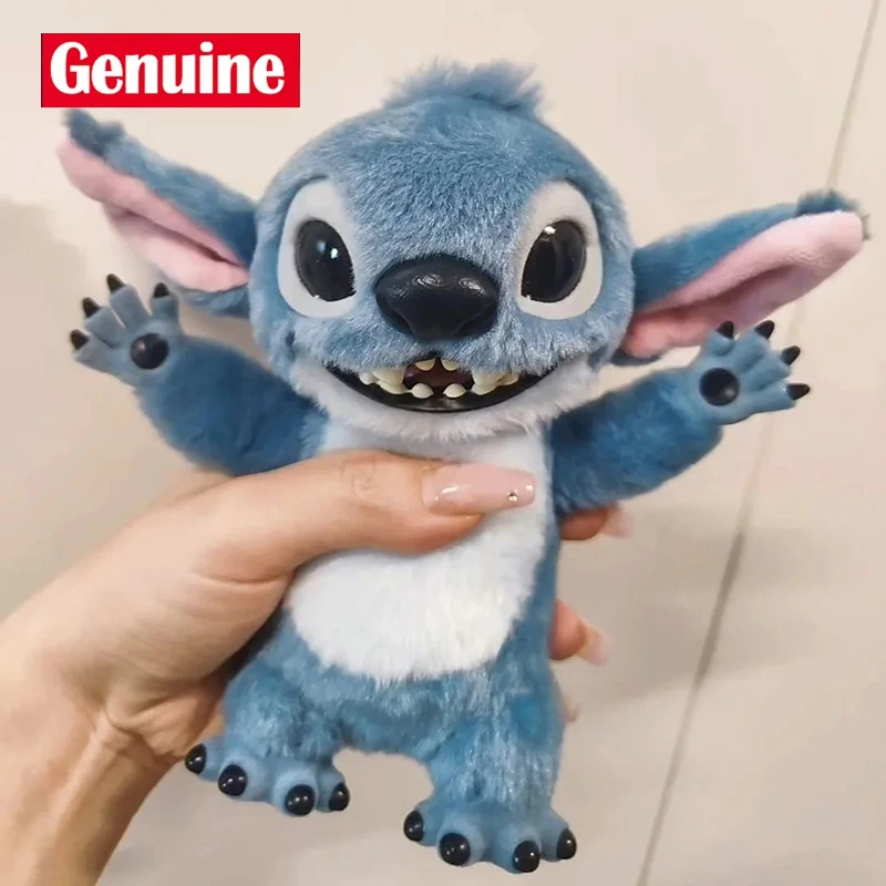 ตุ๊กตาสติทช์ของแท้จากดิสนีย์ ขนาด 16 ซม. ตุ๊กตาสติทช์แบบกระเป๋าเป้ ของเล่นตุ๊กตาผ้าสำหรับเด็ก น่ารัก เหมาะเป็นของขวัญคริสต์มาส