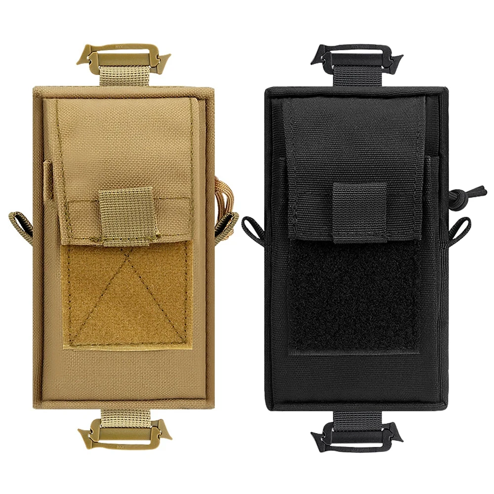 Taktische Molle-Handytasche, wetterfeste, langlebige Rucksackgurttasche für Outdoor-, Wandern-, Klettern- und EDC-Essentials – Detail 6