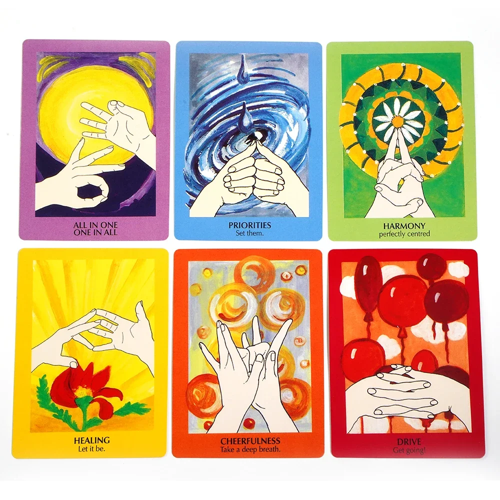 Mudrias para el cuerpo, la mente y el espíritu, el práctico curso de Yoga con 68 tarjetas para la práctica, cartas de Tarot