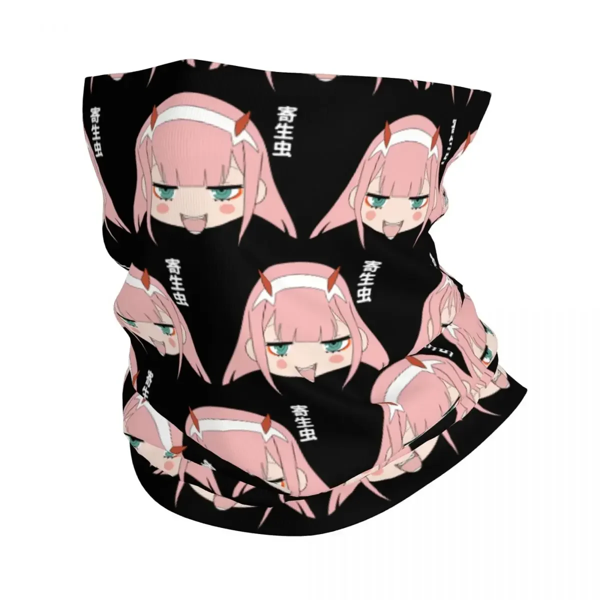 Kawaii Zero Two Bandana na szyję do jazdy na nartach Kolarstwo Kobiety Mężczyźni Szalik Darling In The Franxx Kominiarka Ocieplacz