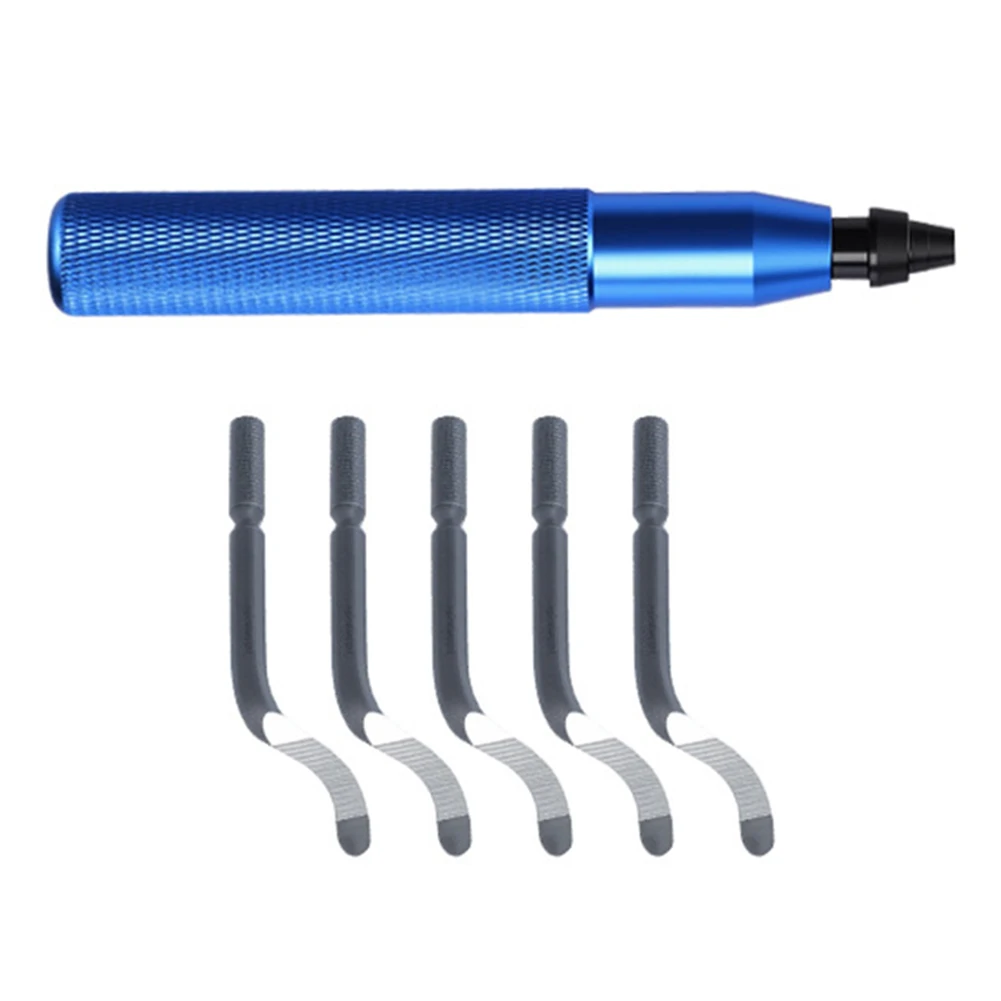 Burr Removal Reamer With BS1010 Accessories Deburring Tool 360 Degree Rotation Edge Burr Removal Reamer Tool Parts Kit