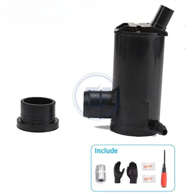 

9851026000 WOLFIGO Windshield Washer Pump for Hyundai Accent Azera Elantra Tiburon Santa Fe Sonata Kia Optima Sportage Cadenza