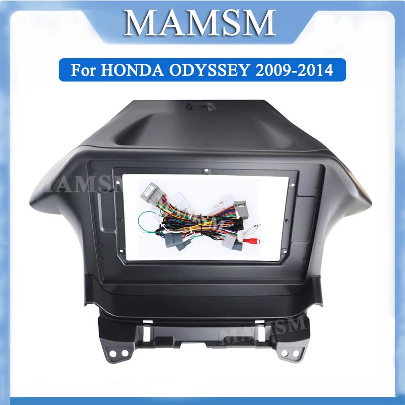 

MAMSM Car Audio Fascia Frame Adapter For HONDA ODYSSEY 2009-2014 10.1" Big Screen 2DIN Dash Fitting Panel Frame Kit