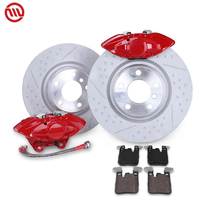 Big 4 Pot Brake Caliper Front Rear Kit Modified Upgrade Racing System for BMW F30 3 Series 5 SERIES 2010