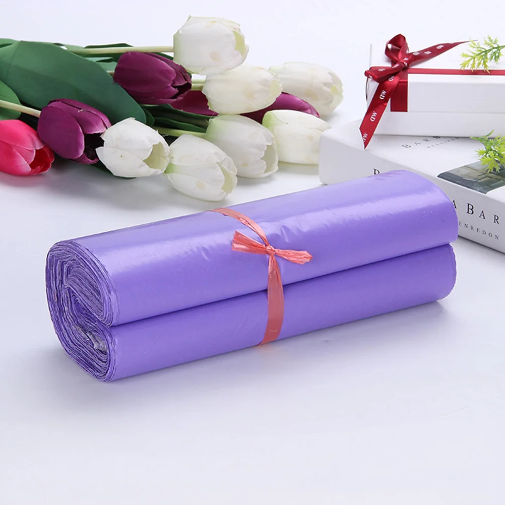 

100 Pcs Eco Bags Thicken Waterproof Dustproof Reusable Shipping Package Ideal Short Long Distance