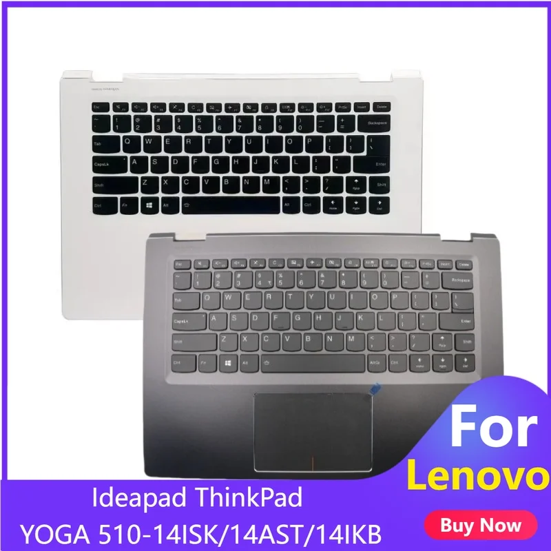 

Новый/оригинальный верхний чехол для упора для рук C-Cover с клавиатурой для ноутбука Lenovo Ideapad ThinkPad YOGA 510-14ISK/14AST/14IKB