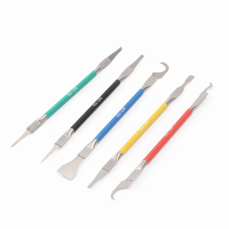 Phone Repair Motherboard Chip Pry Bar, CPU Pry Knife, Chip Removal & Glue Scraper Tool for Desoldering and Chip Dismantling