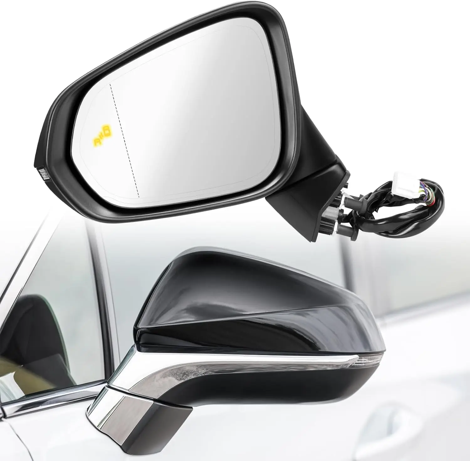 Left Car Rearview Mirror For Lexus RX350 2016-2022 For RX350L RX450h RX451hL 2018-2022 Power Heated With Blind Spot 87910-0E914