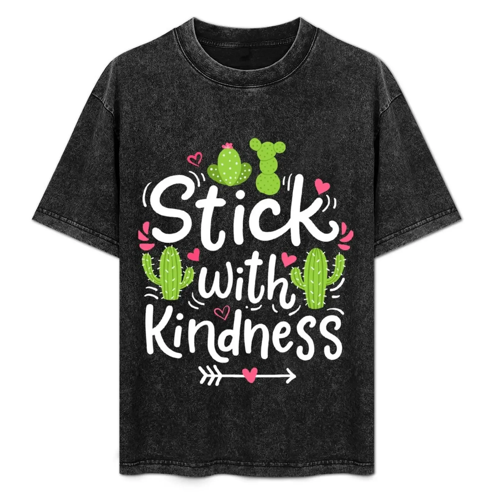 

Cactus Kindness T-Shirt cotton t shirts high quality t shirt man casual man tshirt t shirts for man graphic funny T-Shirt