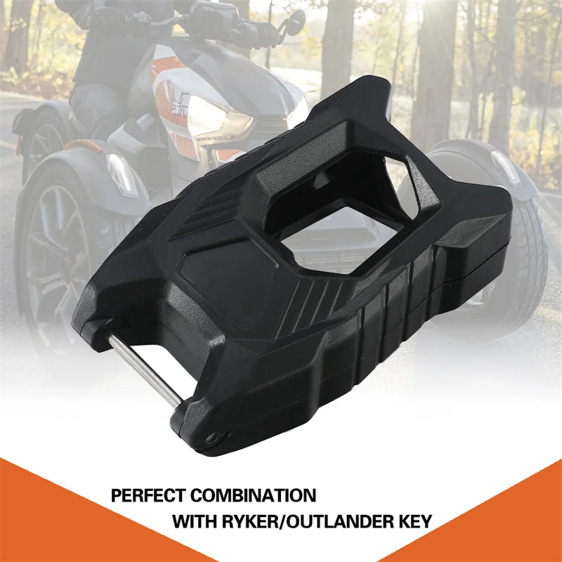 الملحقات حافظة حامل قذيفة المفاتيح السوداء على الطريق لـ Can-Am Ryker 600 900 Sport Rally لـ Can-am Outlander 1000 XMR BRP 2019-2025