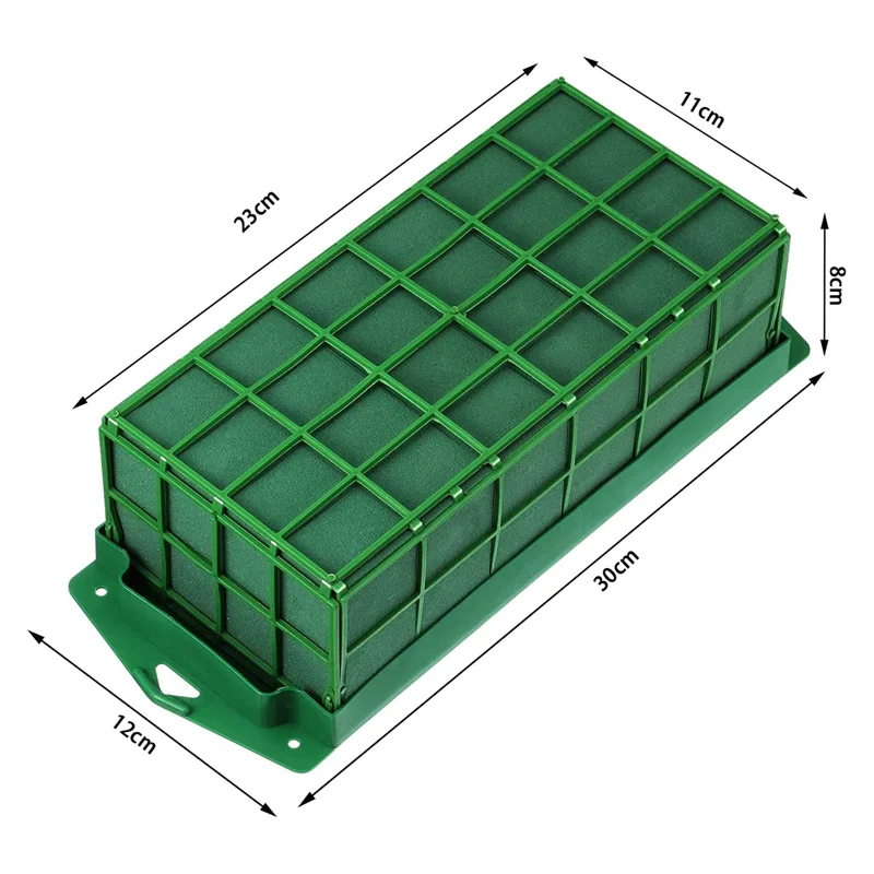 

ABUP-2 Pcs Floral Foam Cage Flower Holder With Floral Foam For Flowers Cage Bowl For Table Centerpiece Floral Arrangement