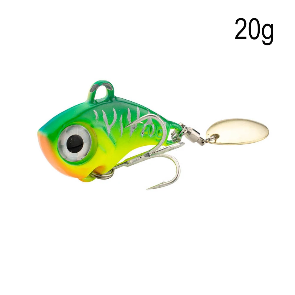 Metal VIB Fishing Lure Wobble Rotating Lure Artificial Hard Baits Spinner Spoon Lures Fishing Tackle Accessories