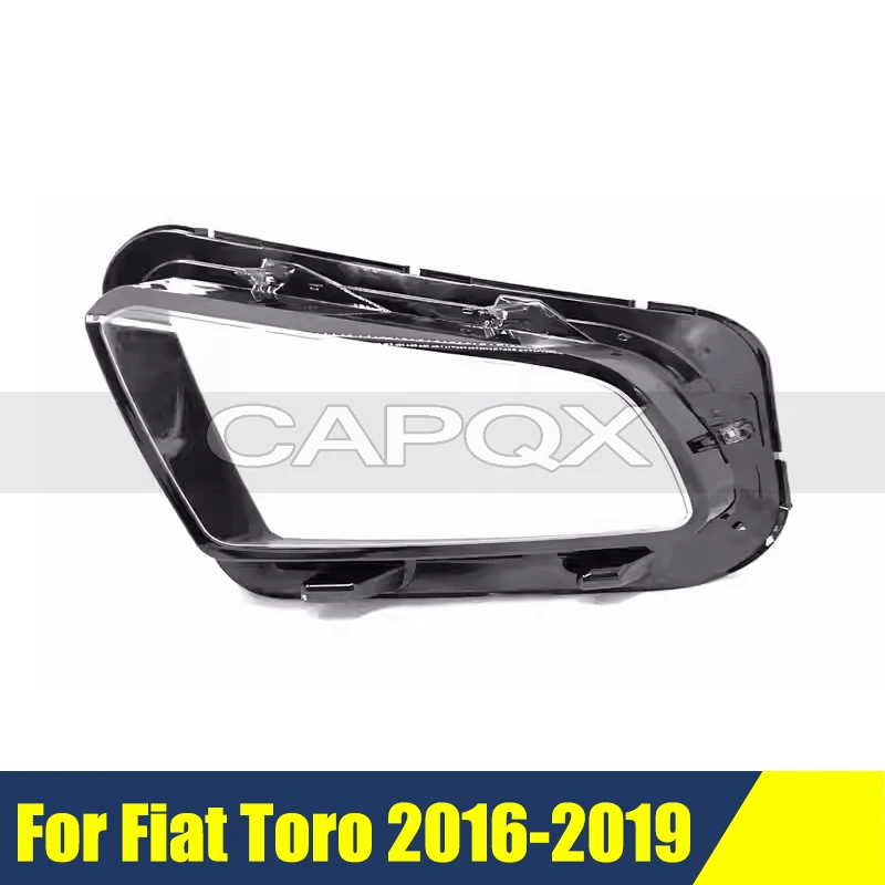 

Front Bumper Headlight Cover For Fiat Toro 2016-2019 Cover Shell Shade Head Lamp Glass Head Light Lens Caps