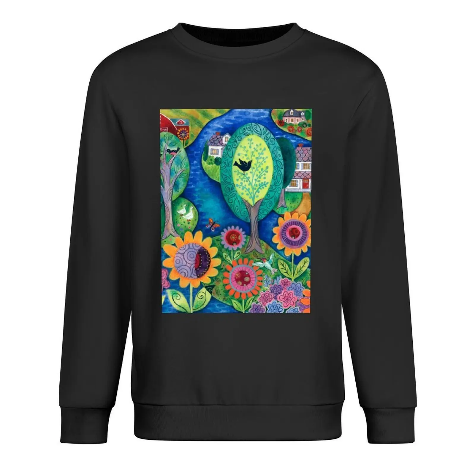 

Summer Garden Pullover autumn clothes male clothes anime clothes autumn new in hoodies & sweat-shirt