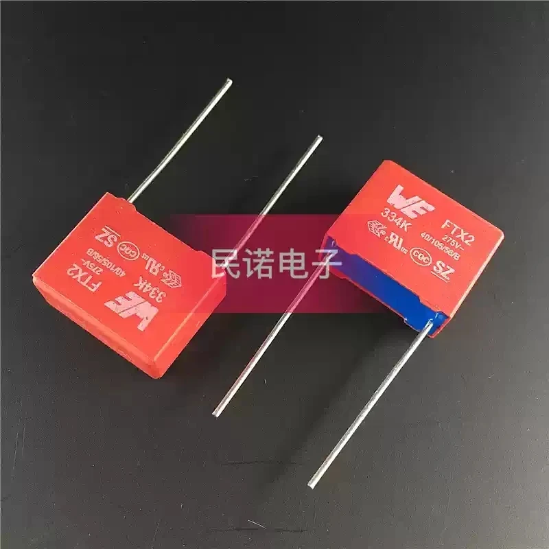 WE calibration safety regulation film capacitor FTX2 275V 0.33UF 275VAC 334 330NF pin distance 15mm