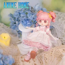 Game BJD Head Shell Infinity Nikki Role Cos Handmade OB11 Hair Plate Paint Detachable Toy Model Cosplay Gif