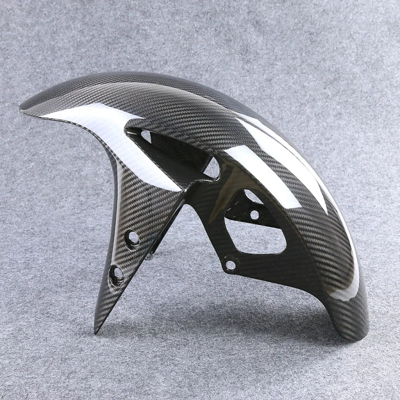 Aplicável ao novo r3 modificado fibra de carbono frente paralama acessórios da motocicleta paralama
