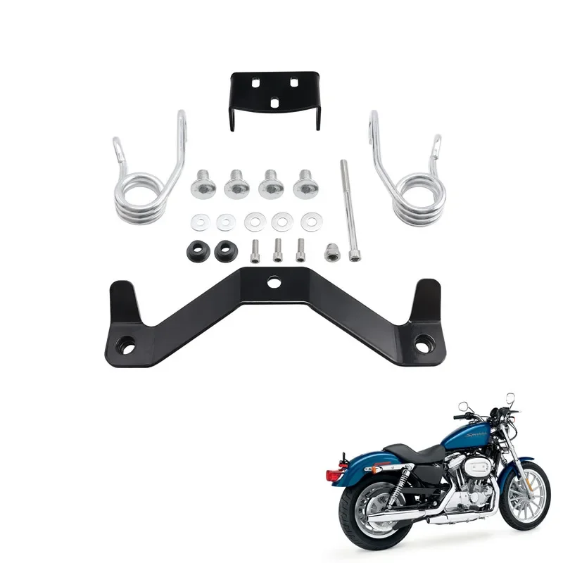 

Motorcycle Parts Seat Kit Spring Saddle Support Bracket For Harley Sportster 1200 883 2004-2006 2010-2016 Iron 883