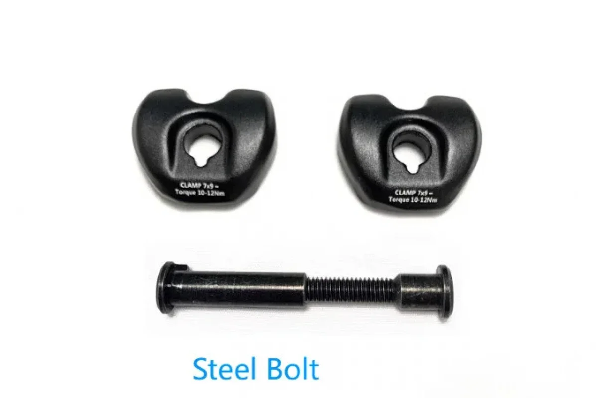 Für Factor OSTRO V.A.M O2/O2 VAM Sattelstütze Titan/Stahl Schrauben Sattelklemme Aluminium Mastkappe Reparaturteil 7*7/9/10 Schienen – Detail 4