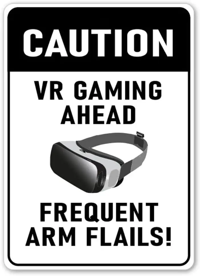 Vr Gaming Sign, Vr Kid Room Gift, Vr Game Room, Game Room Sign, Game Room, Sign For Virtual Reality, Future Gaming Gift Tin sign