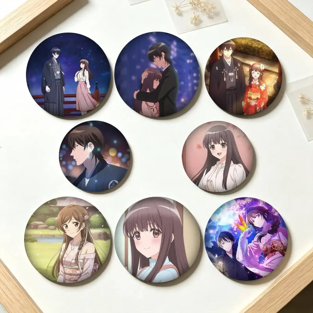 T-The Ogres Bride Anime  25mm 32mm 44mm 58mm 75mm Brooches Badges Pins for Accessories Gift