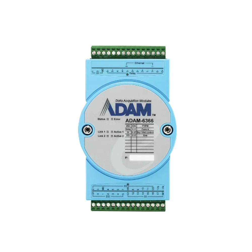 Advantech ADAM 6366 IoT OPC UA and Security Ethernet Remote I/O Module - SSR  Relay Output Module