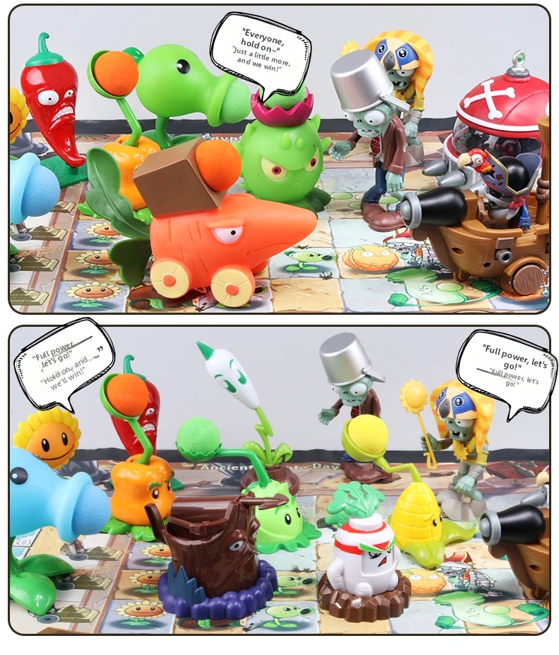 Plants VS Zombies 2 Kaktus-Erbsenschützer Kokosnuss-Kanone A.K.E.E Spielzeug-Set 6 Stile Spielfiguren Weiche Silikon-Zombies Geburtstagsgeschenk-Spielzeug – Detail 3