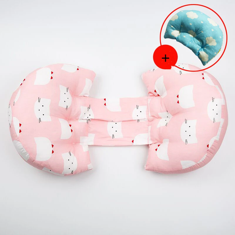 U-shaped Pregnant Waist Protection Side Sleeping Pillows Pregnancy Back Pillows Sleeping Support Pad Pregnancy Sleep Artifact