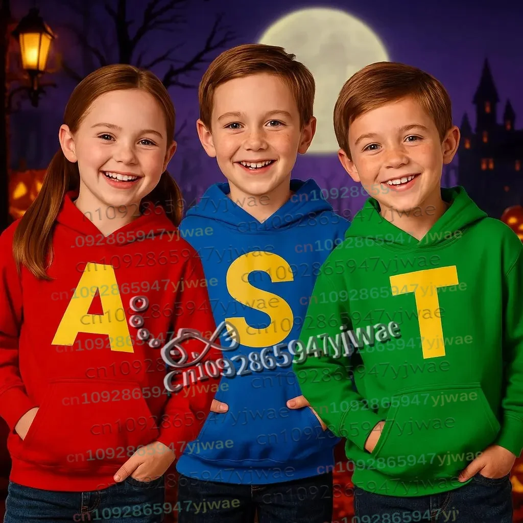 Autumn Winter Alvin And The Chipmunks The Squeakquel's Pullover Woman Man Kids Fashion Sweatshirt Is For Best Friends Hoodies