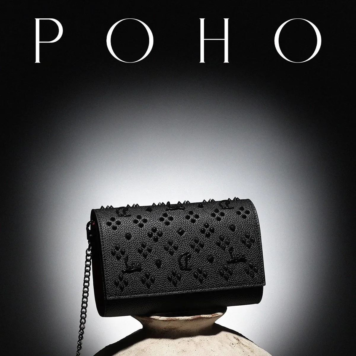 

Модная и универсальная сумка 2025 года с заклепками, персонализированная, на одно плечо, через плечо, с цепочкой-«волнистым» узором