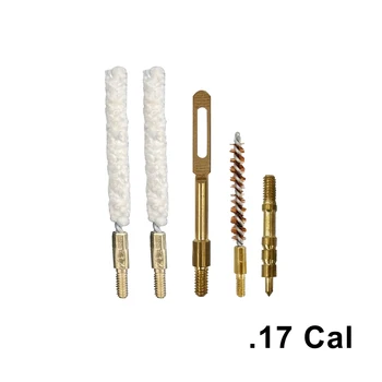 MIDUG 12 Ga Gun Cleaning Kit  Gun Cleaning Brush Mop Brass Jags Slotted Loops Tip Gun Bore Barrel Clean Kit for .17 Cal .22 Cal