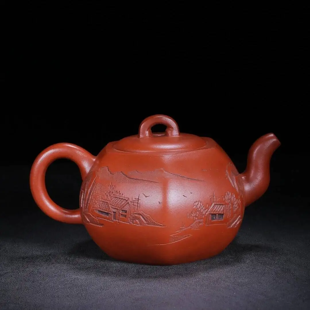 Chinese Yixing Zisha Clay Handmade Exquisite Teapot Official Tea Pot 400CC