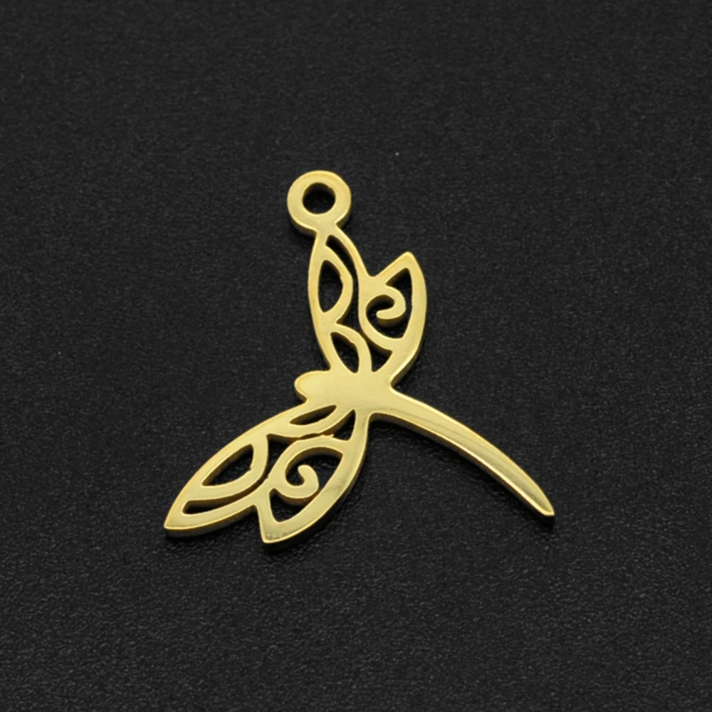 10pcs/lot Round Heart Eye Stainless Steel DIY Charm Women Hollow Mountain Pendant For Necklace Earring Making Jewelry Wholesale