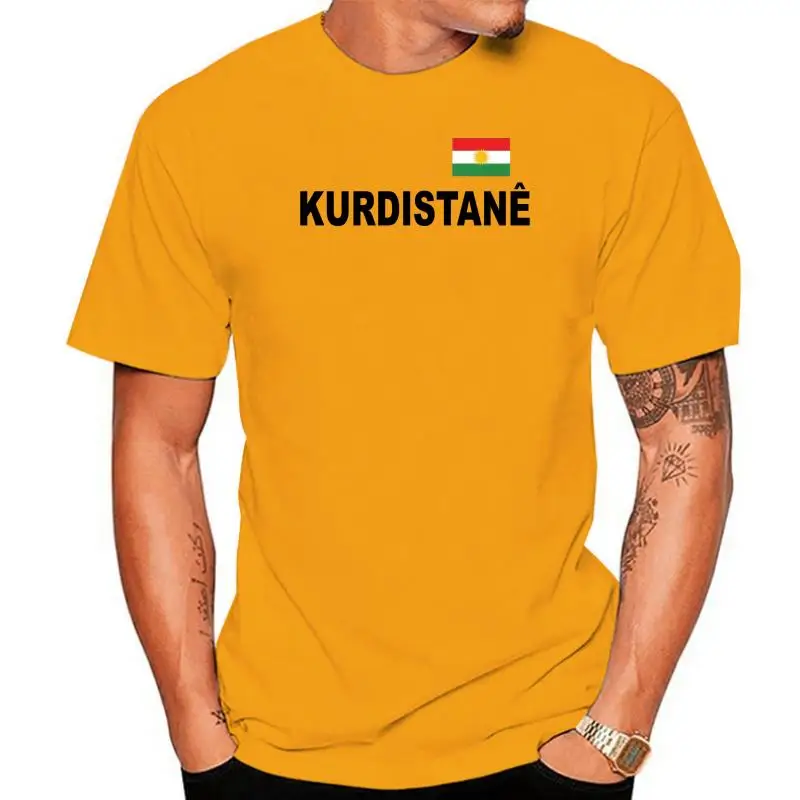 Kurdistan T-shirt Mens tshirt T-shirt Fashion Tops Sleeves Cotton Bottoming Adult Clothing women Round Neck Short