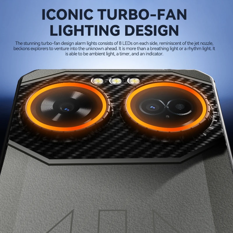 Global Version IIIF150 Air3S โทรศัพท์ที่ทนทานบางเฉียบ 4GB RAM + 128GB ROM 6.6 นิ้ว 90Hz หน้าจอ 16MP 5000mAh Android 14 สมาร์ทโฟน