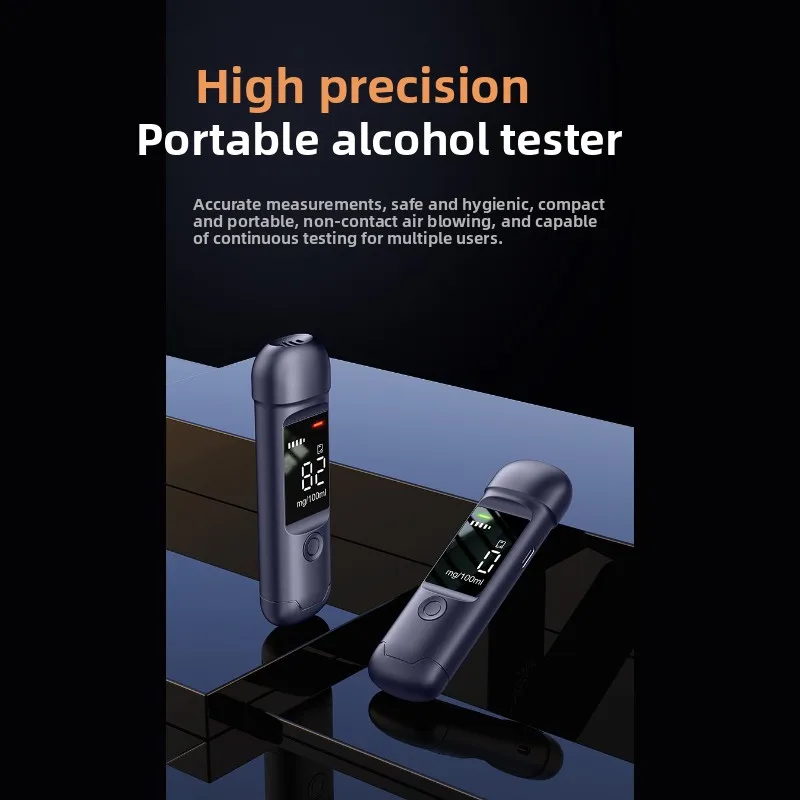 High Accuracy Breathalyzer, Blow Alcohol Detector Traffic Drunkenness Measurement