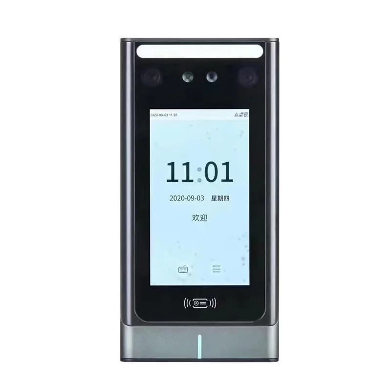 Visible Light TCP/IP Face Palm Recognition RFID Door Access Control System Employees Time Attendance Machine With Free Software