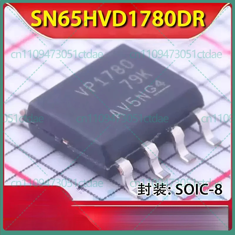 50-200pcs For SN65HVD1780DR VP1780 SOP-8 5V 1Mbps Fault-Protected RS-485 Transceiver IC