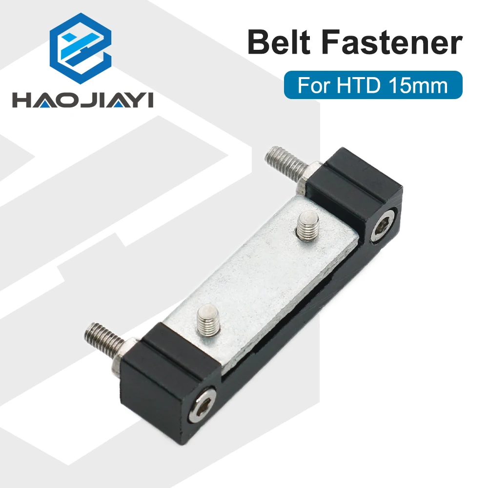 HAOJIAYI E-series Belt Fastener For Width 15mm Open-Ended Timing Belt Transmission For X/Y Axis Hardware Tools Machine Parts