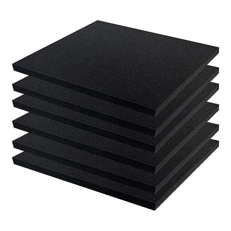 6 PCS Cuttable Crafts Foam Pads Pluck Foam Pads For Case Packaging Toolbox 40X30x3cm