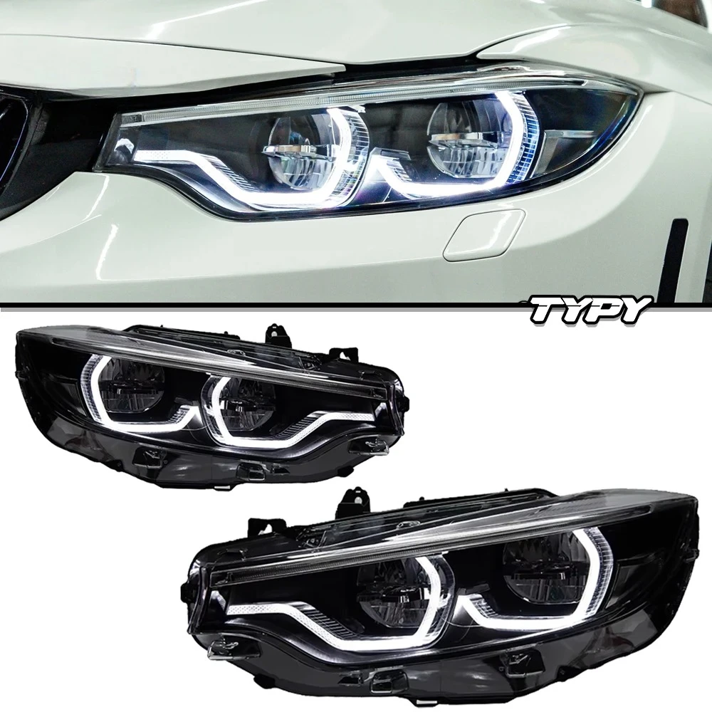 

TYPY Head Lamp 2013-2019 for BMW F32 F36 M4 F82 LED Headlight Headlights 425I DRL Turn Signal High Beam Angel Eye Projector Lens