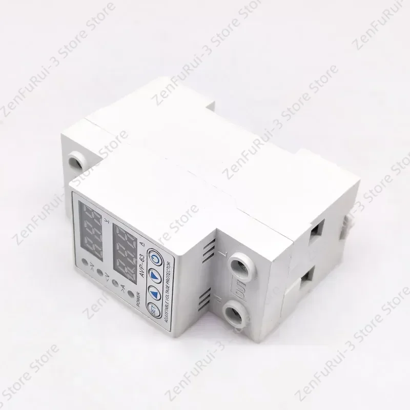 for AVP 40A 63A 80A 220V 230V Overvoltage Undervoltage Protector Auto Reclosing Circuit Breaker with Dual Digital Display